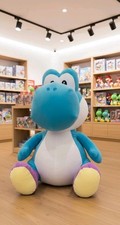 RARE 35" Blue Yoshi Giant Official Nintendo Super Mario Jumbo Plush Soft Toy