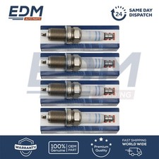 X4 BOSCH Double Platinum Spark Plugs BMW AUDI FR7KPP332 0242235776 12120032135