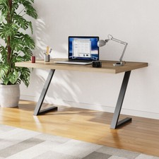 2x Metal Table Legs Z-Shape