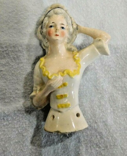 Antique porcelain half - ~porcelain, doll