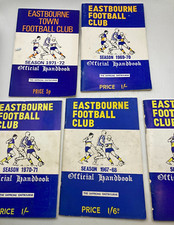 1960s  Australian Football Official Handbooks x 5 Eastbourne Football Club