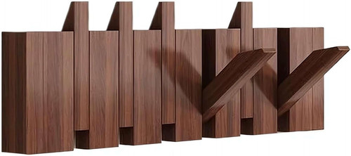Wooden coat rack wall - rack, mounted