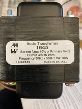 Hammond 1645 valve output - -valve,