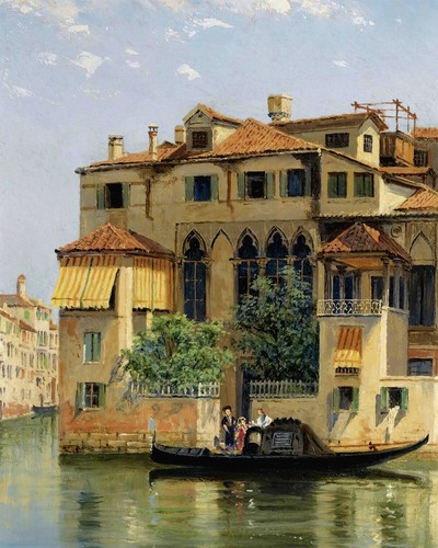 Venice italy plaza vintage - venice,