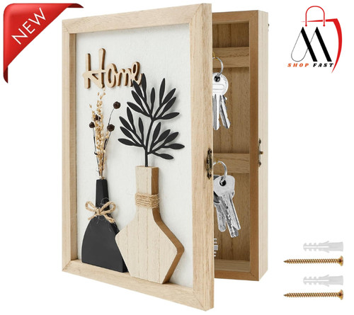 Hanging wooden key cabinet - hanging,