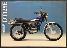 YAMAHA DT125E Motorcycle Sales Specification Leaflet c1978 #LIT-3MC-0107153-78E
