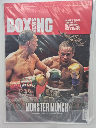Boxing news magazine - magazine, nov