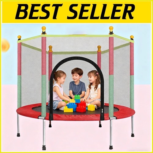 Trampoline 5ft with - 5ft, enclosure