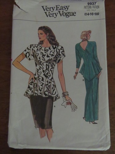 Vogue 9937 sewing pattern - vogue,