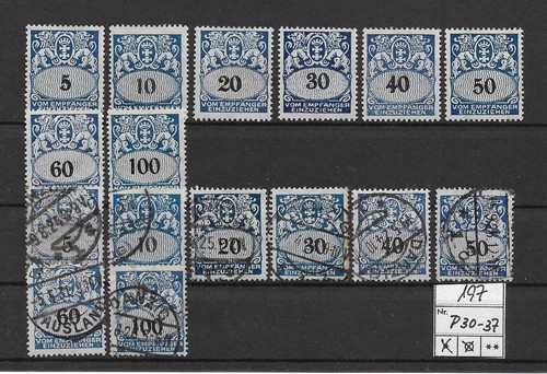 Gdansk postage 37 unused - 30,
