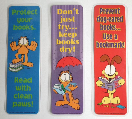 Garfield the cat bookmark odie - the,