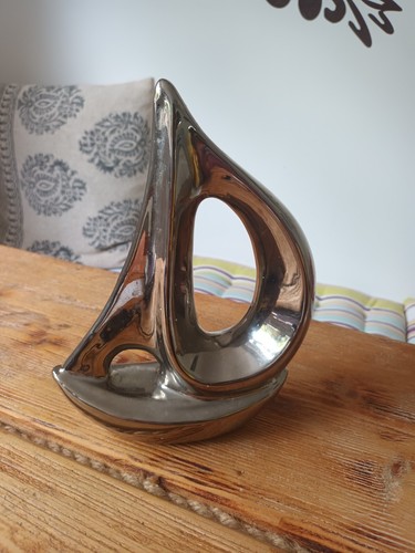 Mid century ceramic silver - mid,