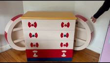 Kids chest of drawers (4 drawers with side shelves) 