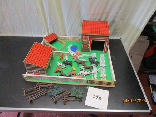 Toy wooden farm - farm, and