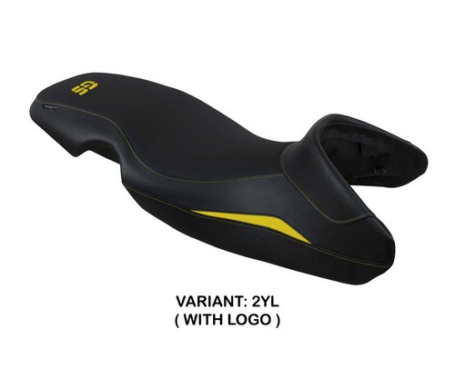 Seat saddle cover mogan - saddle, yellow