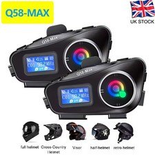 2Pcs Motorcycle Intercom