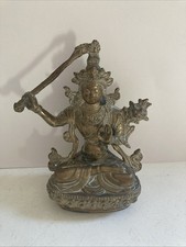 Antique brass tibetan - brass,