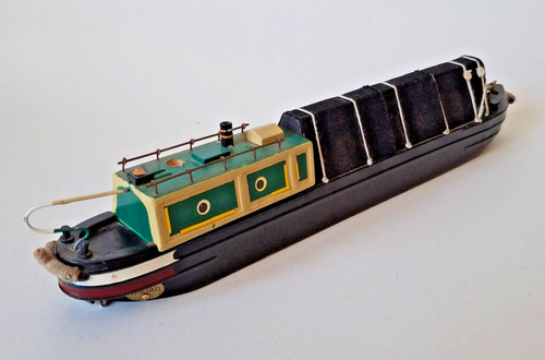 Wooden canal boat - wooden,