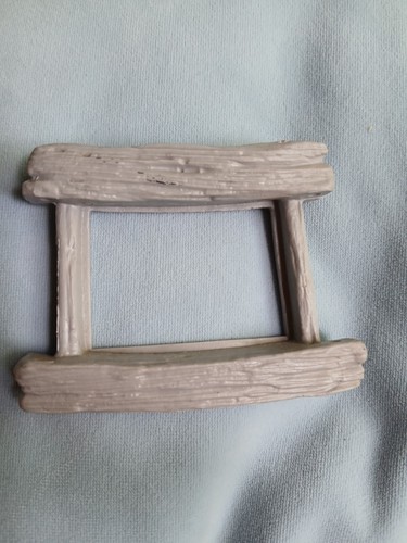 Smurf vintage timber - smurf, window