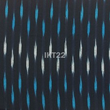 Ikat Hand Woven Cotton Fabric