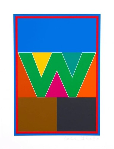 Dazzle letter 2017 - letter, w,