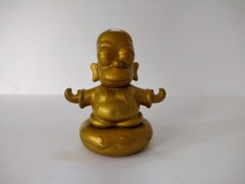 The Simpsons Gold Homer Simpson Buddha Donut Kid Robot Vinyl 3" Collectible Toy