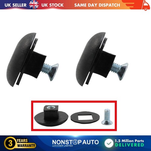 Window mounting clip - 2x, with