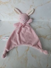 Tu Sainsburys Pink Bunny Rabbit Comforter Blanket Soft Toy