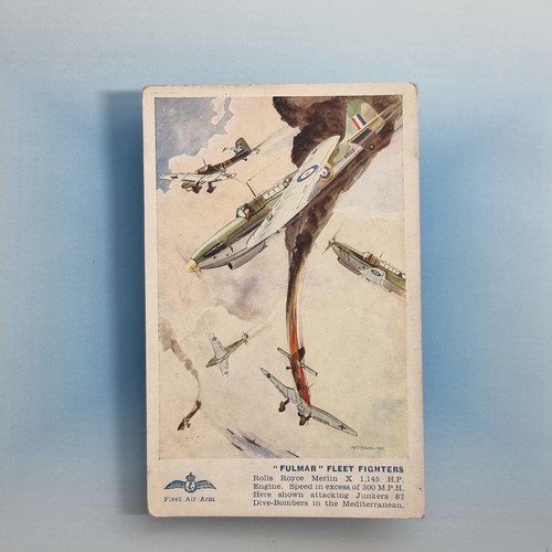 Ww2 aircraft postcard - ww2,