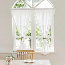 Sheer French Door Curtain