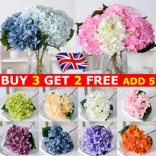Artificial Hydrangea Silk Fake Flowers Bouquet Wedding Party Home Garden Decor