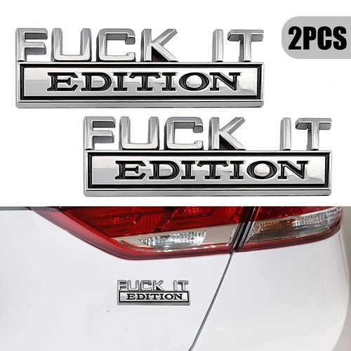 Fuck edition logo emblem - 3d,