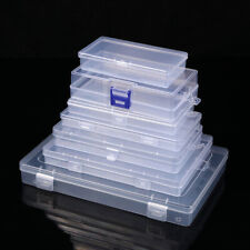 Clear Small Plastic Storage Box Jewelry Beads Organizer Case Container Durable