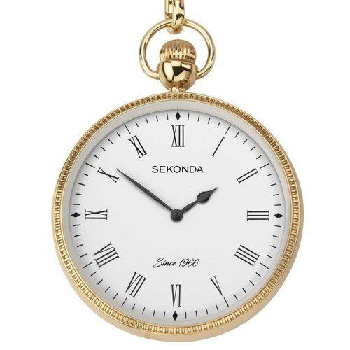 Pocket watch sekonda gold - pocket,