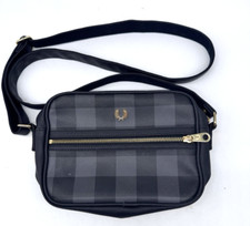 Fred Perry Check Shoulder Bag Crossbody VGC