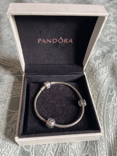 Pandora silver barrel clasp - barrel,