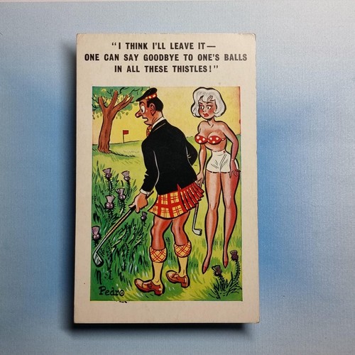 Comic postcard c1970 - comic,