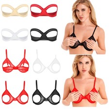 Women Lace Sexy Exposed Breast