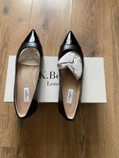 💕Stunning  LK Bennett  Perth Black leather shoes size 6 💕