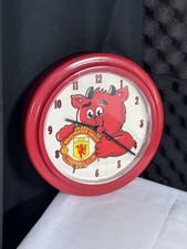 Manchester United Wall Clock Retro Vintage Man United MUFC FOOTBALL CLUB