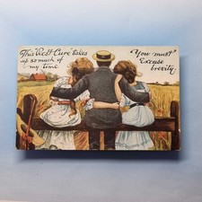 Comic Romantic Postcard