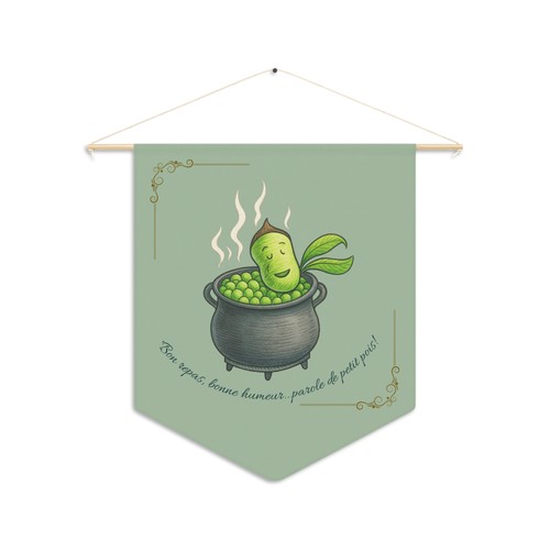 Smiling pea cauldron - pea,