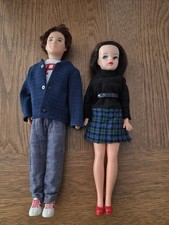 VINTAGE 1968 / 1969 • Paul and Sindy dolls with clothing for Sindy