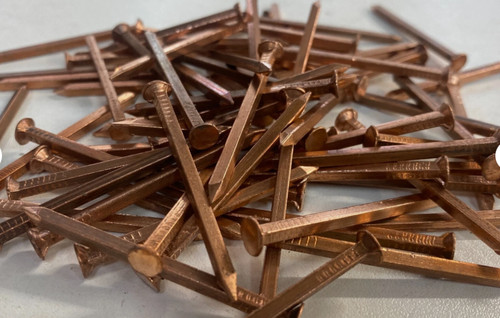 Copper sunk boat - , nail