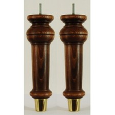 2 Turned Furniture legs