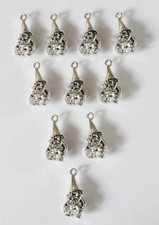 10x Antique Silver Leprechaun