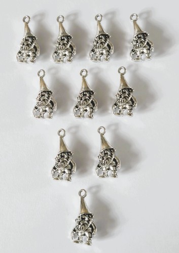 10x antique silver leprechaun - 10x,