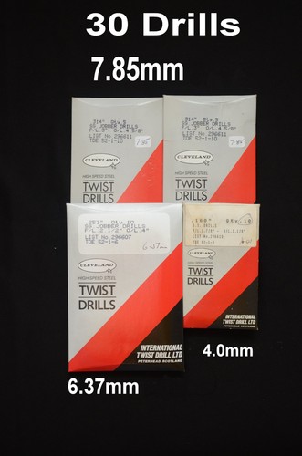 Cleveland jobber drills 3 - drills, –
