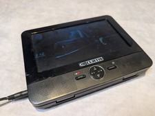 CURTIS Portable In Car DVD Player  Screens Working 7" Black *Read Description 