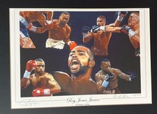Roy Jones Jr SIGNED Photo Ltd Ed. /250 by Pat Killian Mounted/Framed with COA